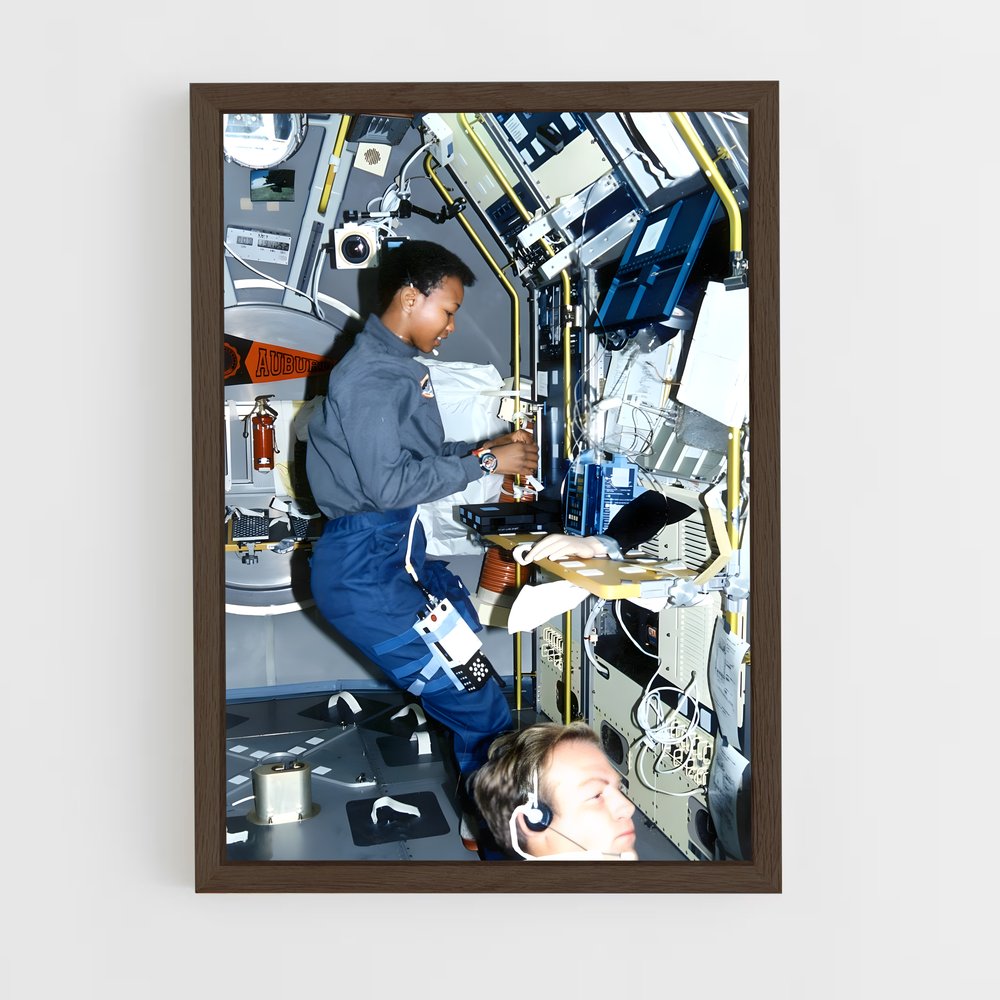Poster Mae dans l'Espace – affiche Astronautes (vue 5)